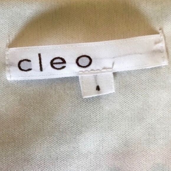 Cleo Stripes & Dots Geometric Sleeveless Maxi Dress Cinched Waist Women’s 4 - Picture 3 of 4